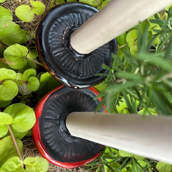 MUSHROOMS CERAMIC & GLAZED WITH ATTENTION TO DETAIL HANDCRAFTED FOR FLOWERBOX - Picture 3 of 8